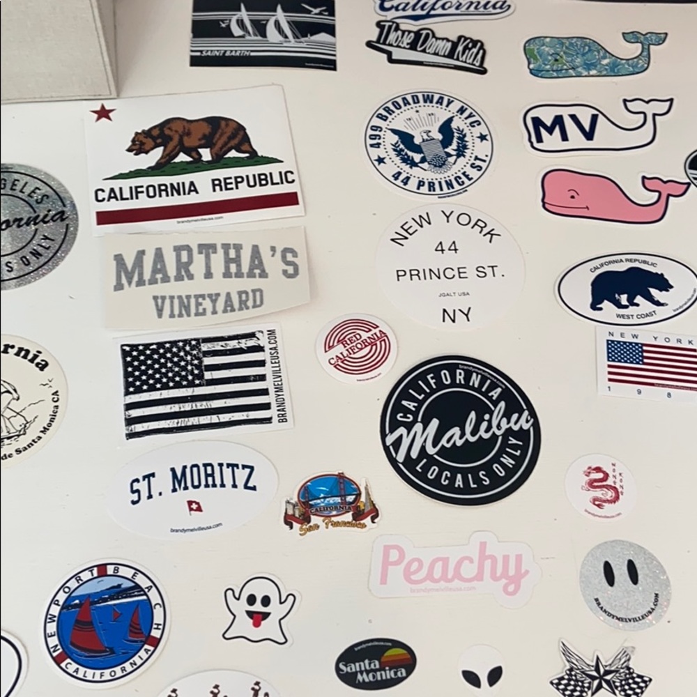 Brandy Melville Sticker Collection